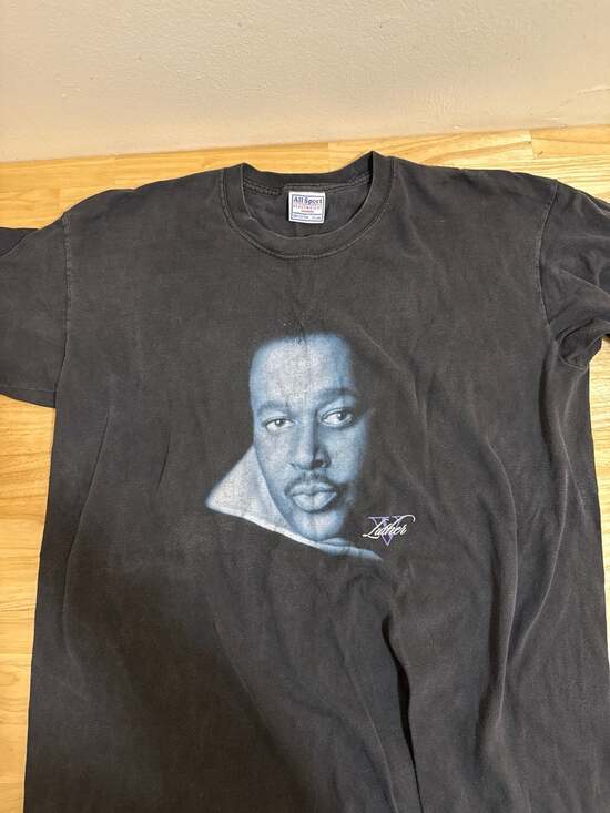 All Sport Other - Vintage 1991 Luther Vandross Power Of Love Tour Double Sided Promo T-Shirt
